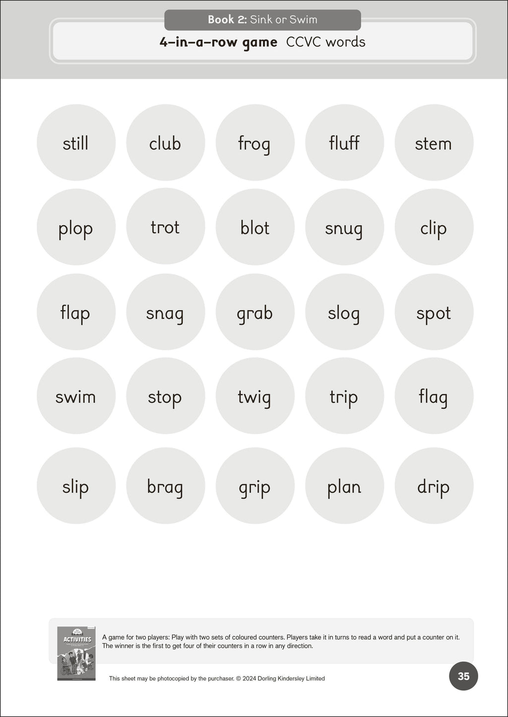 Phonic Books Pet Sitters Activities