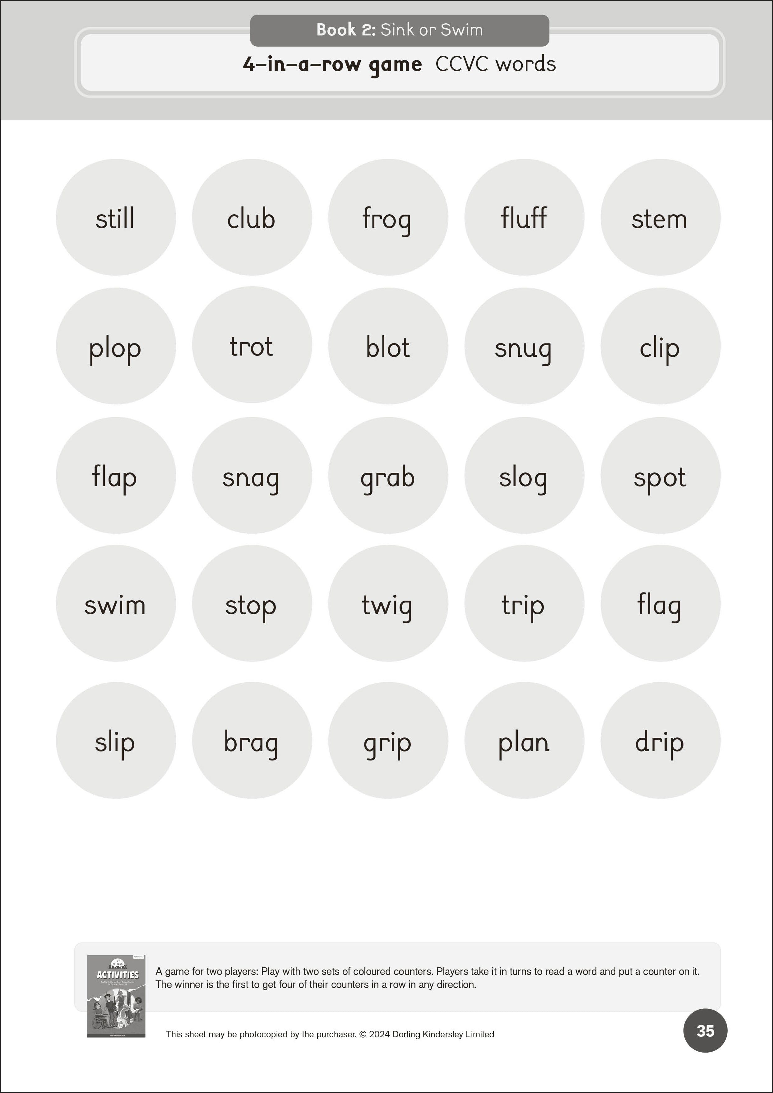 Phonic Books Pet Sitters Activities