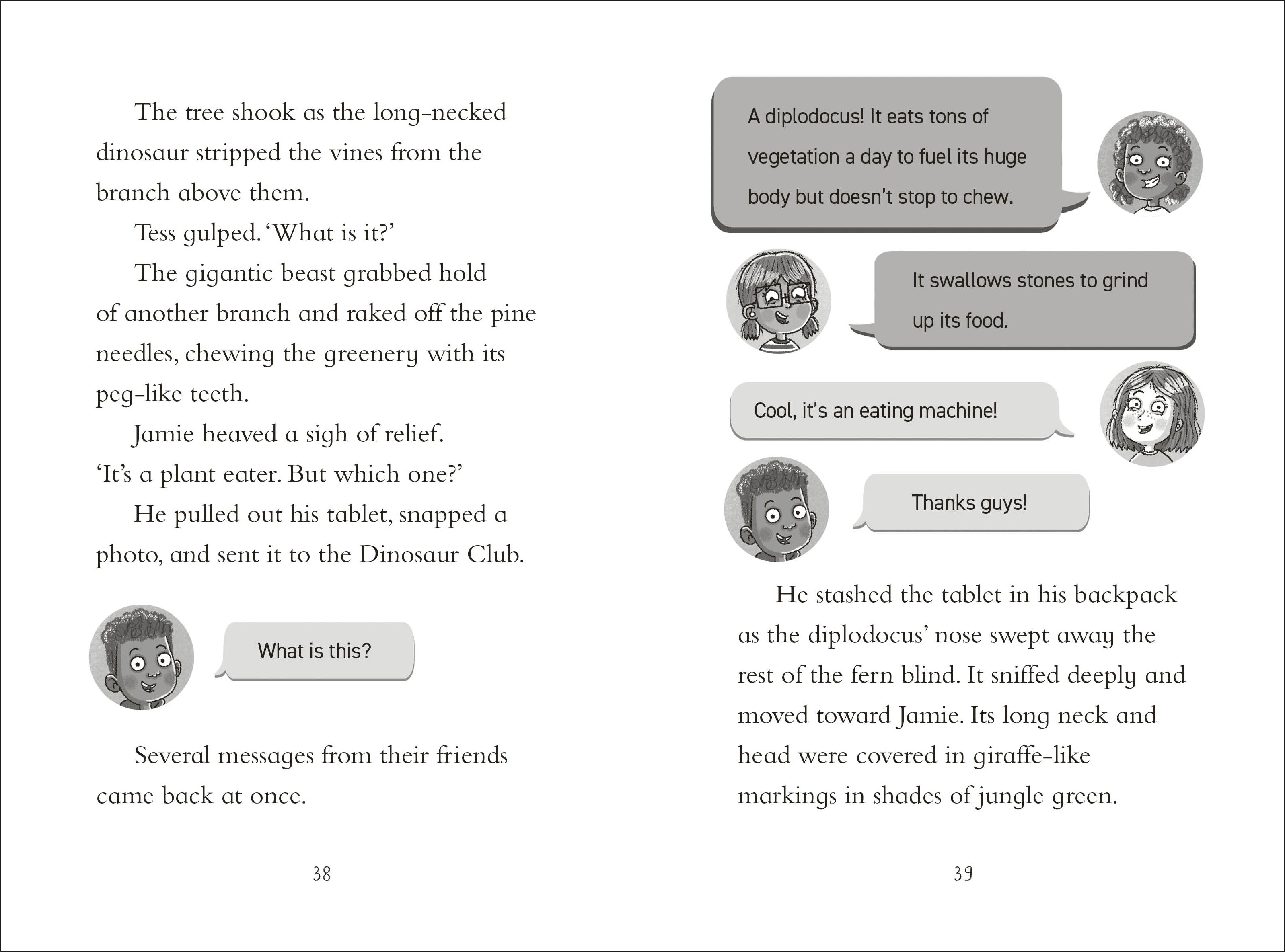 Dinosaur Club: Tracking the Diplodocus-Spread, Image, (PRHC, Design, Do, Not, Use)-2
