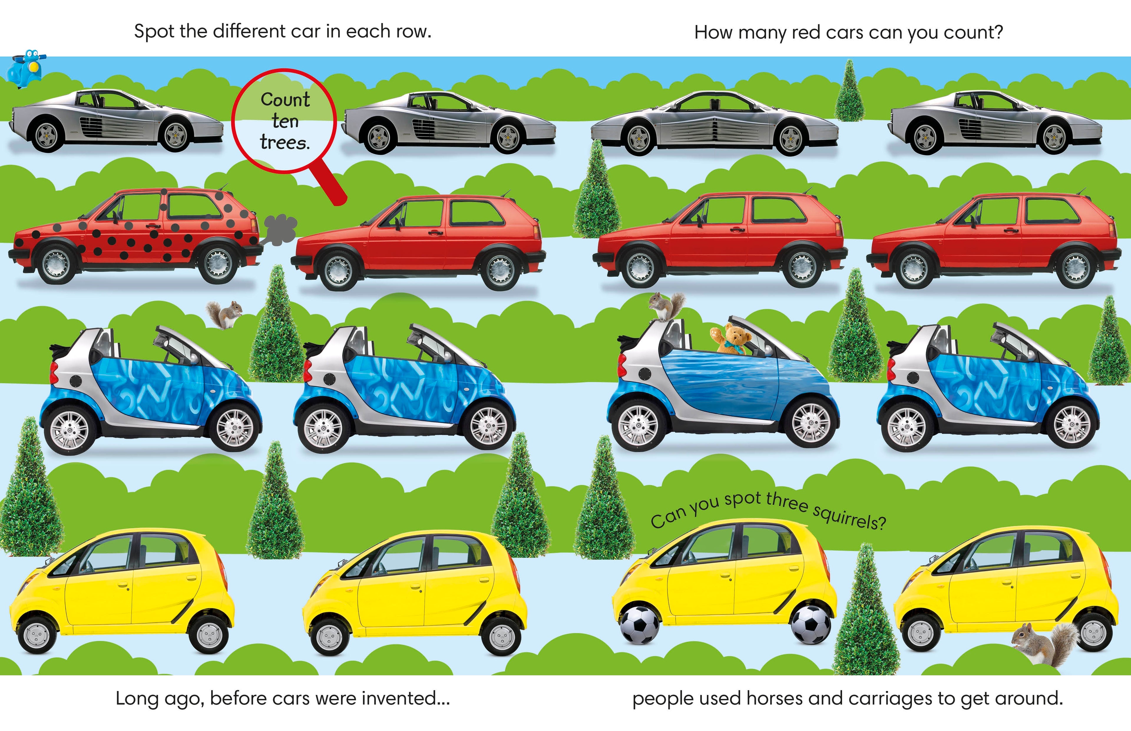 Spot the Difference Things That Go