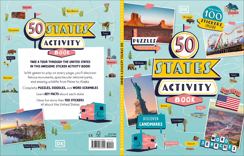 50 States Activity Book