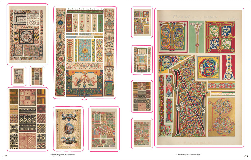 The Met Collector's Sticker Anthology-Spread, Image, (PRHC, Design, Do, Not, Use)-9