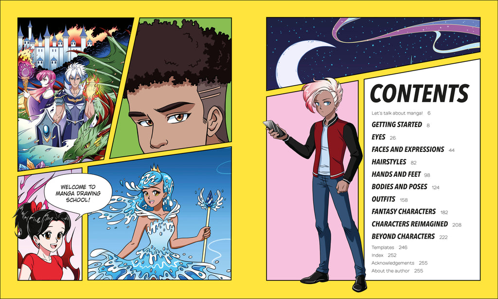 Manga Drawing School-Spread, Image, (PRHC, Design, Do, Not, Use)-1