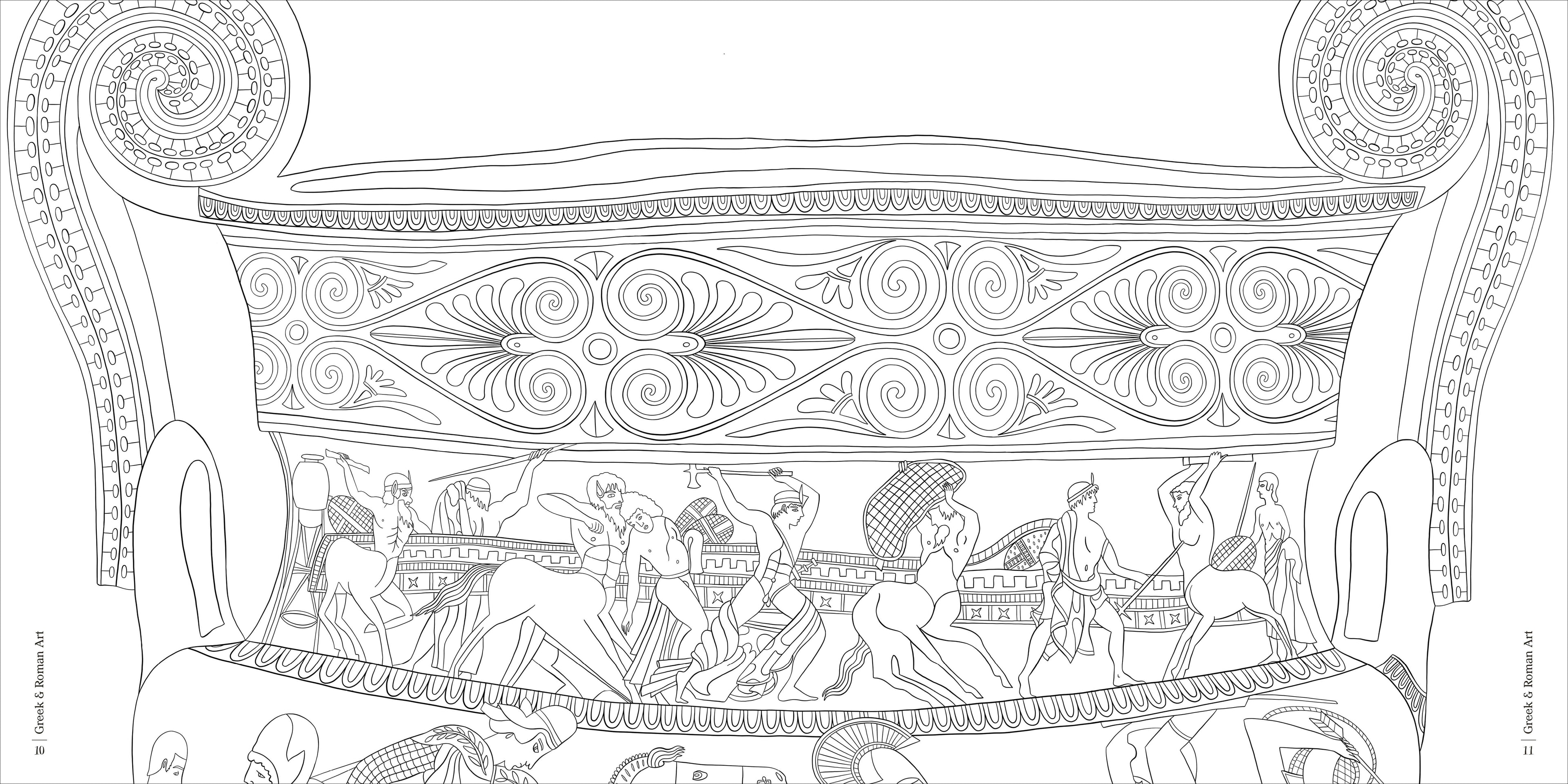 The Met Amazing Treasures Coloring Book-Spread, Image, (PRHC, Design, Do, Not, Use)-2