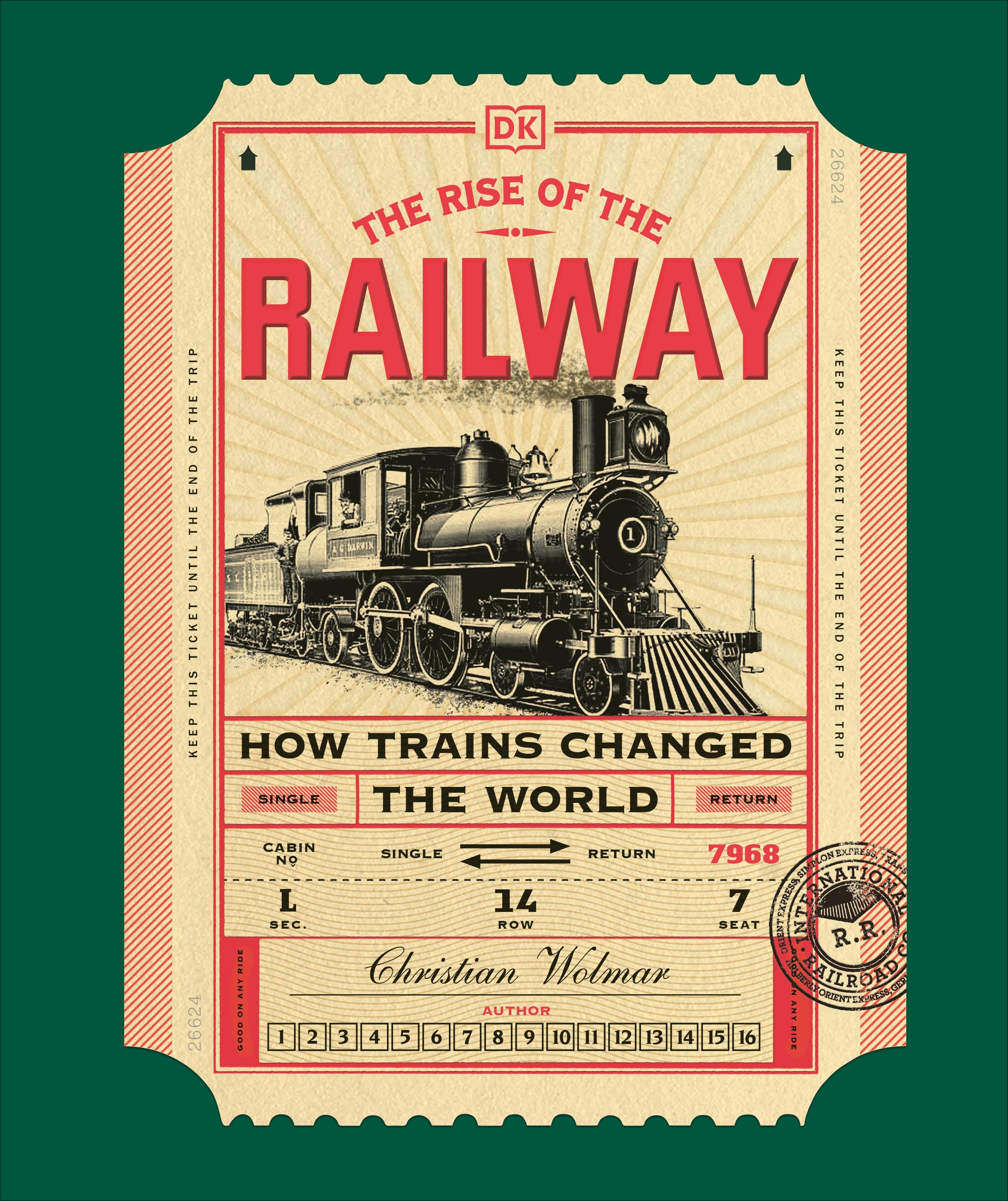 The Rise of the Railway- book cover
