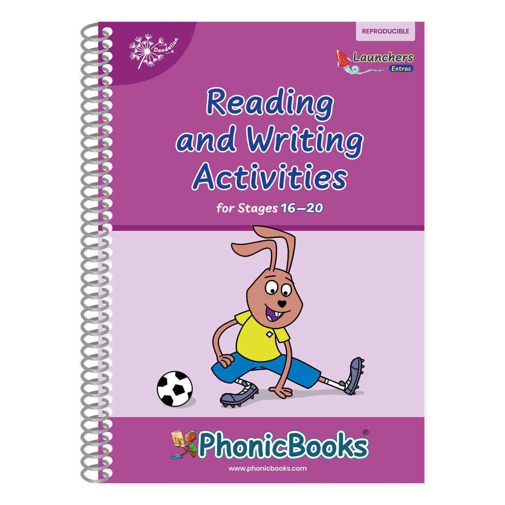 Phonic Books Dandelion Launchers Extras Stages 16-20 Reading and Writing Activities jacket image