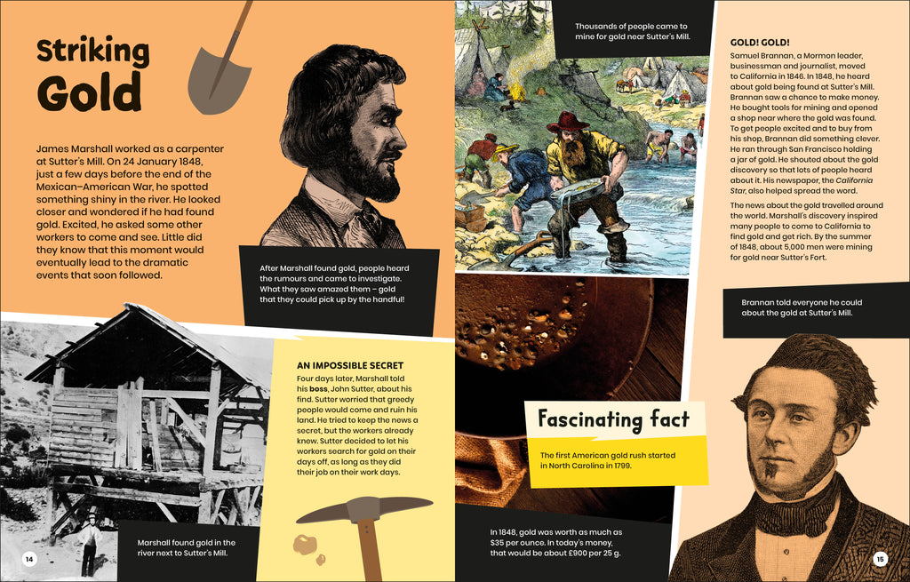 DK Super History California Gold Rush