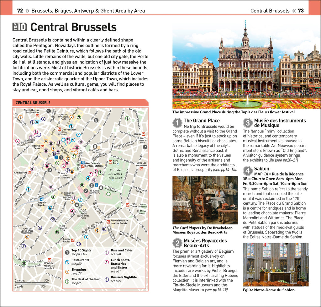DK Top 10 Brussels, Bruges, Antwerp and Ghent