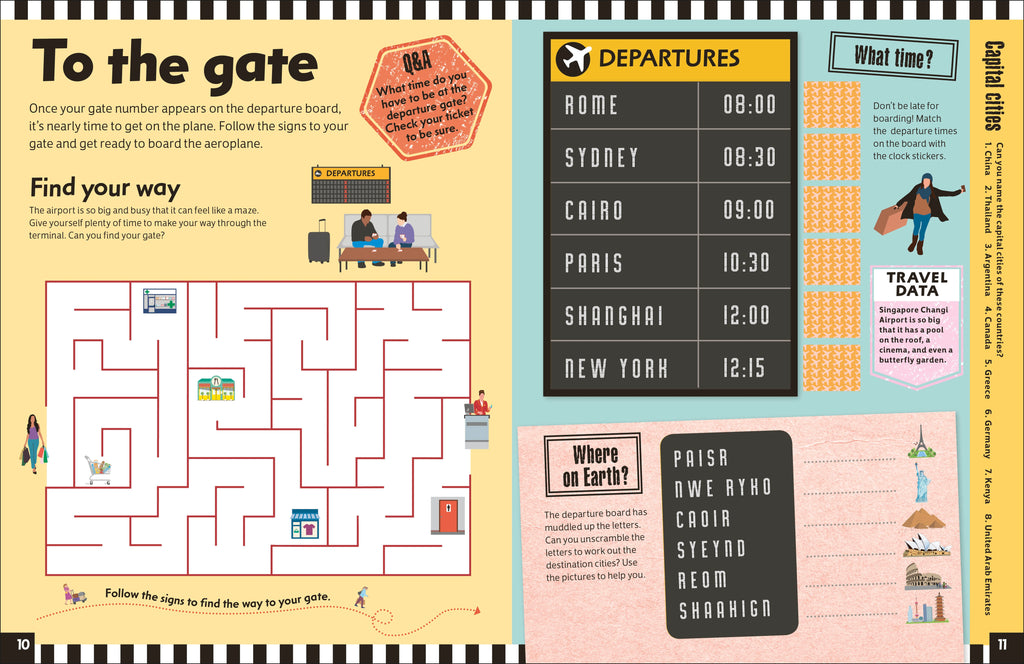 At the Airport Activity Book