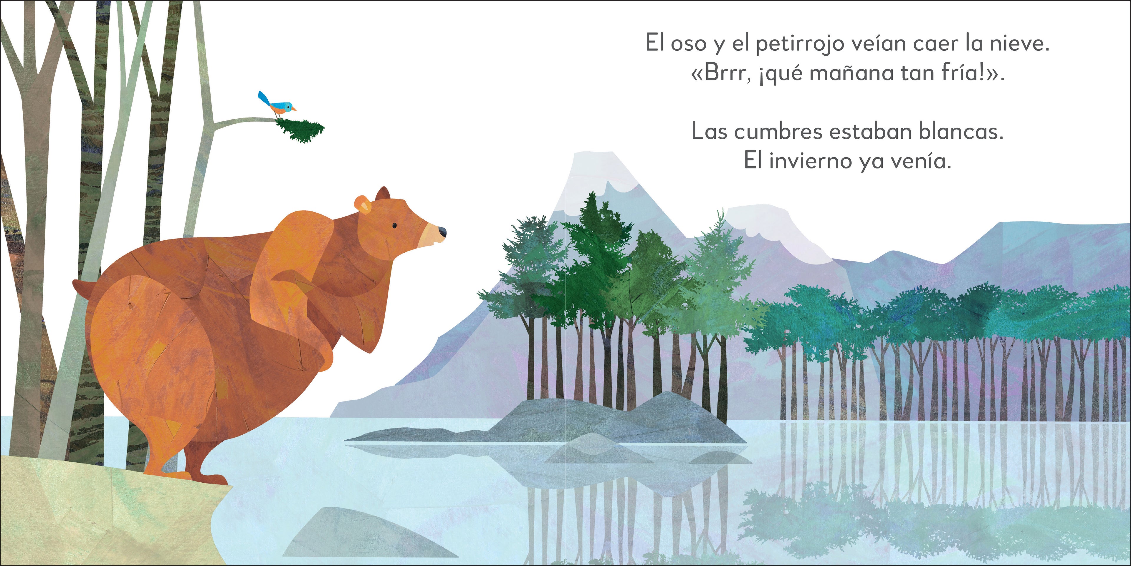 El oso goloso (Jonny Lambert's Bear and Bird)-Spread, Image, (PRHC, Design, Do, Not, Use)-1