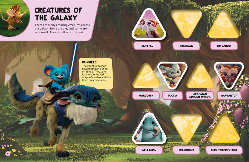 Star Wars Young Jedi Adventures Ultimate Sticker Collection-Spread, Image, (PRHC, Design, Do, Not, Use)-2