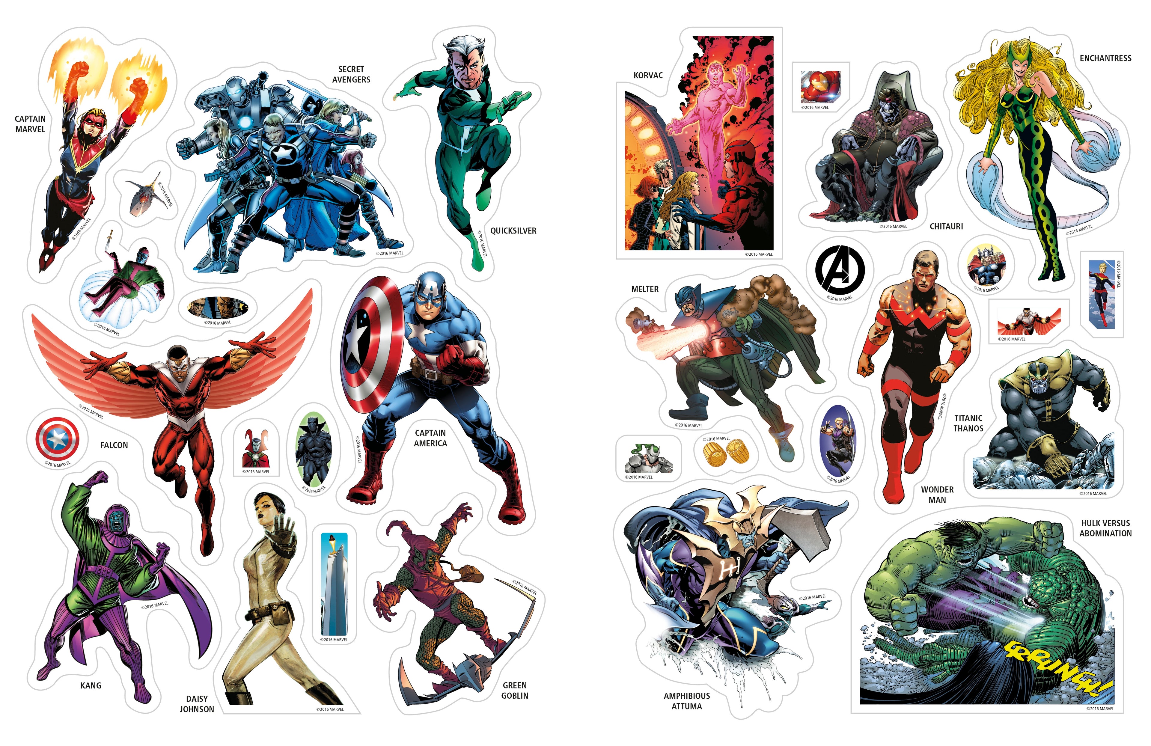 Ultimate Sticker Collection: Marvel Good versus Evil