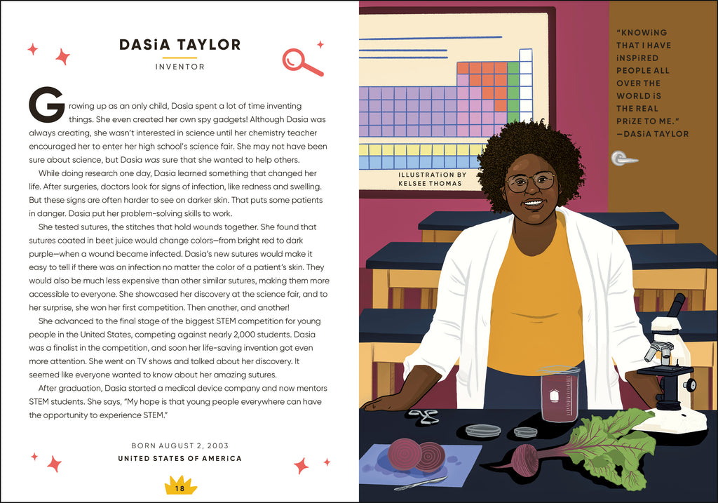 Rebel Girls STEM Stars: 25 Tales of Women in Science-Spread, Image, (PRHC, Design, Do, Not, Use)-3