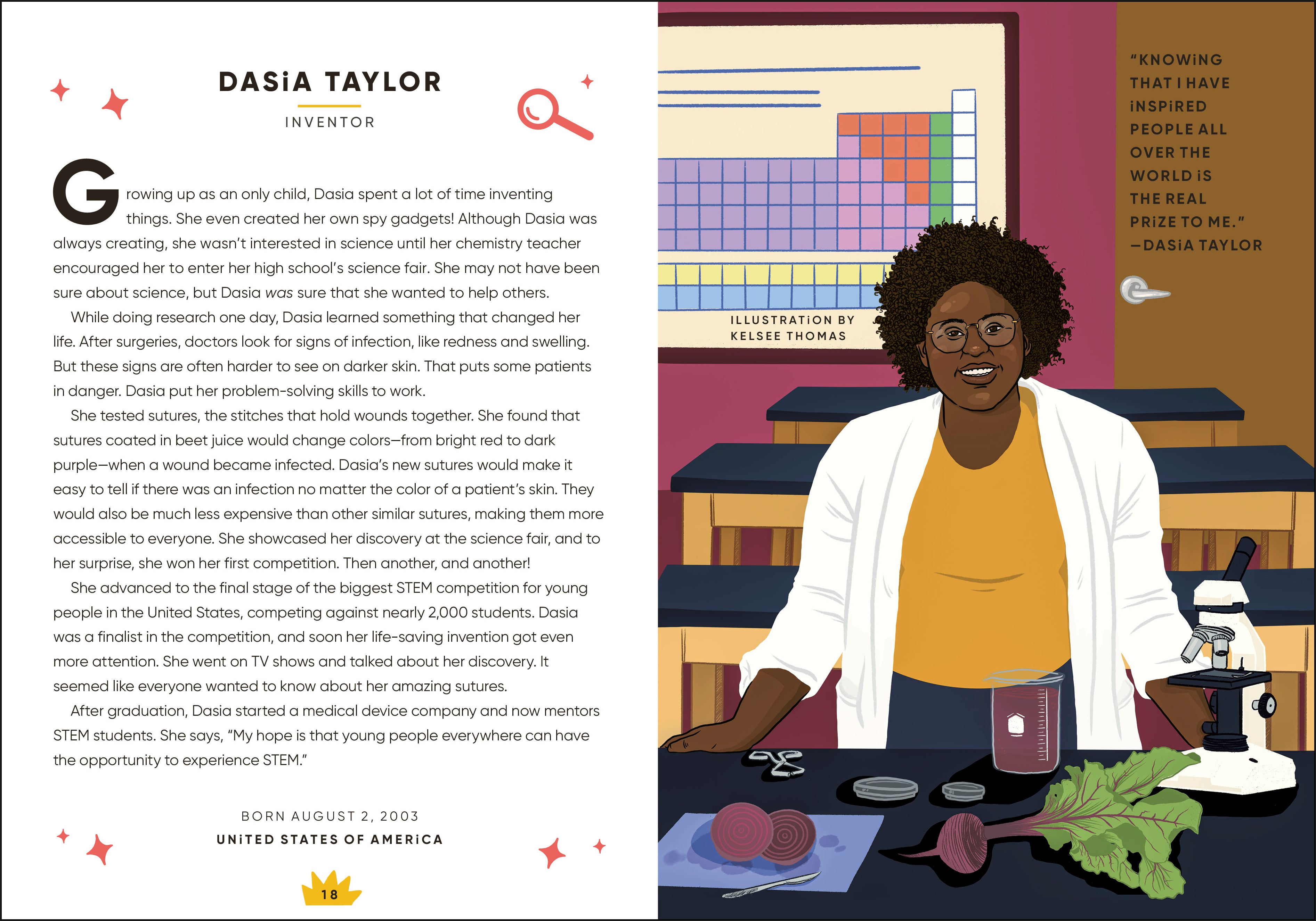 Rebel Girls STEM Stars: 25 Tales of Women in Science-Spread, Image, (PRHC, Design, Do, Not, Use)-3
