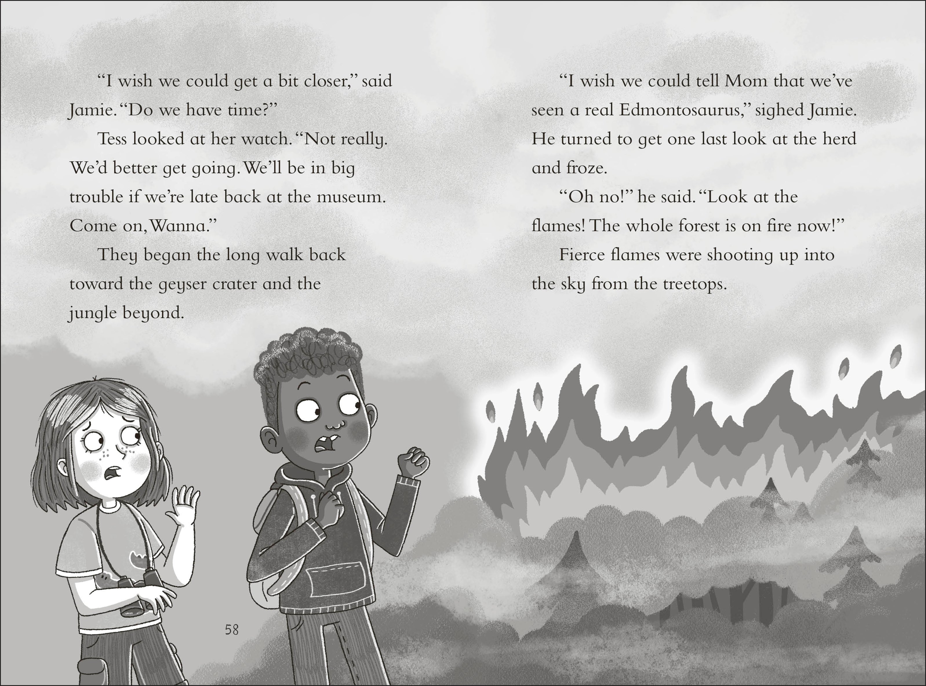 Dinosaur Club: The Edmontosaurus Stampede-Spread, Image, (PRHC, Design, Do, Not, Use)-3