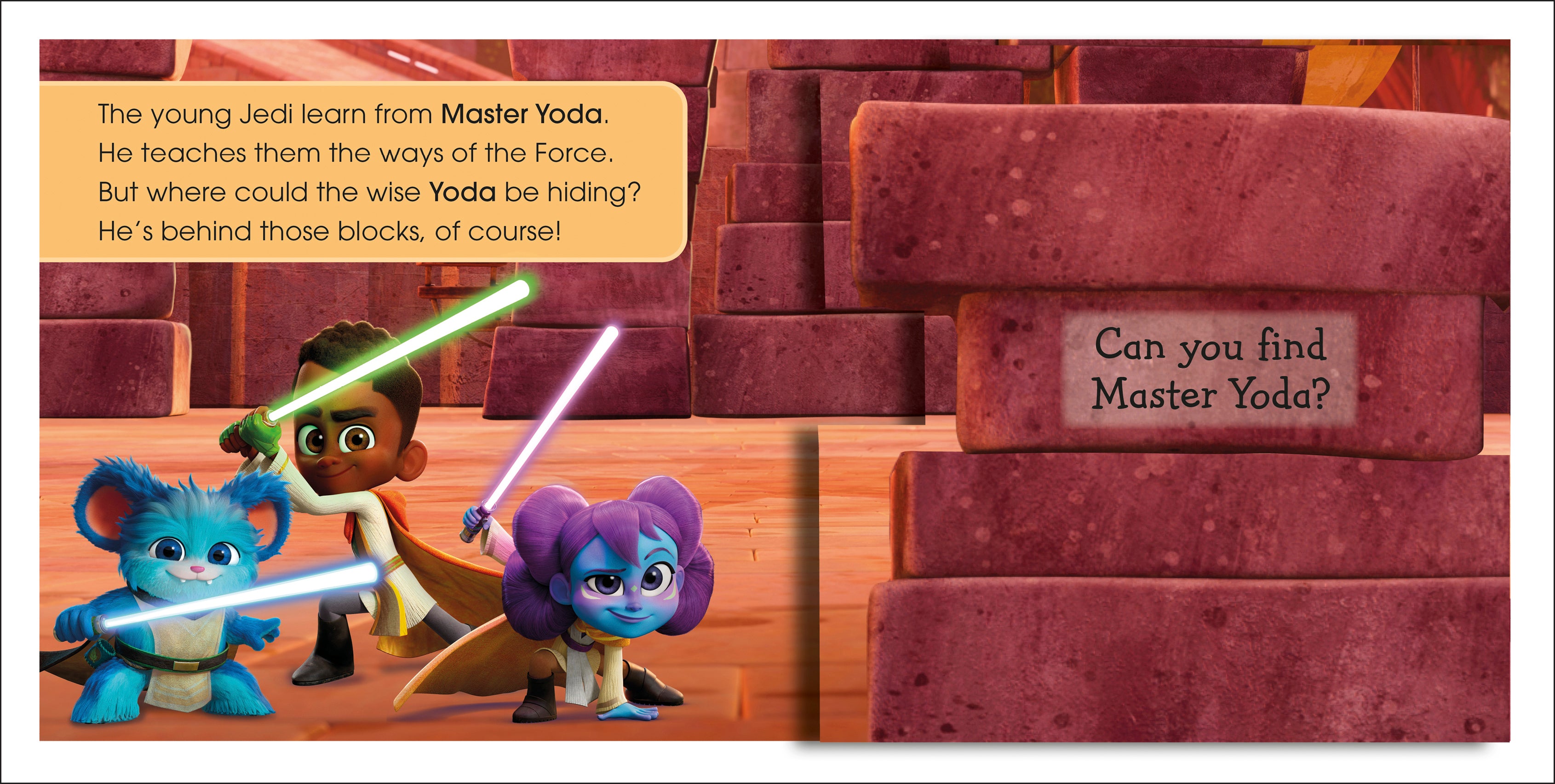 Pop-Up Peekaboo! Star Wars Young Jedi Adventures-Spread, Image, (PRHC, Design, Do, Not, Use)-3