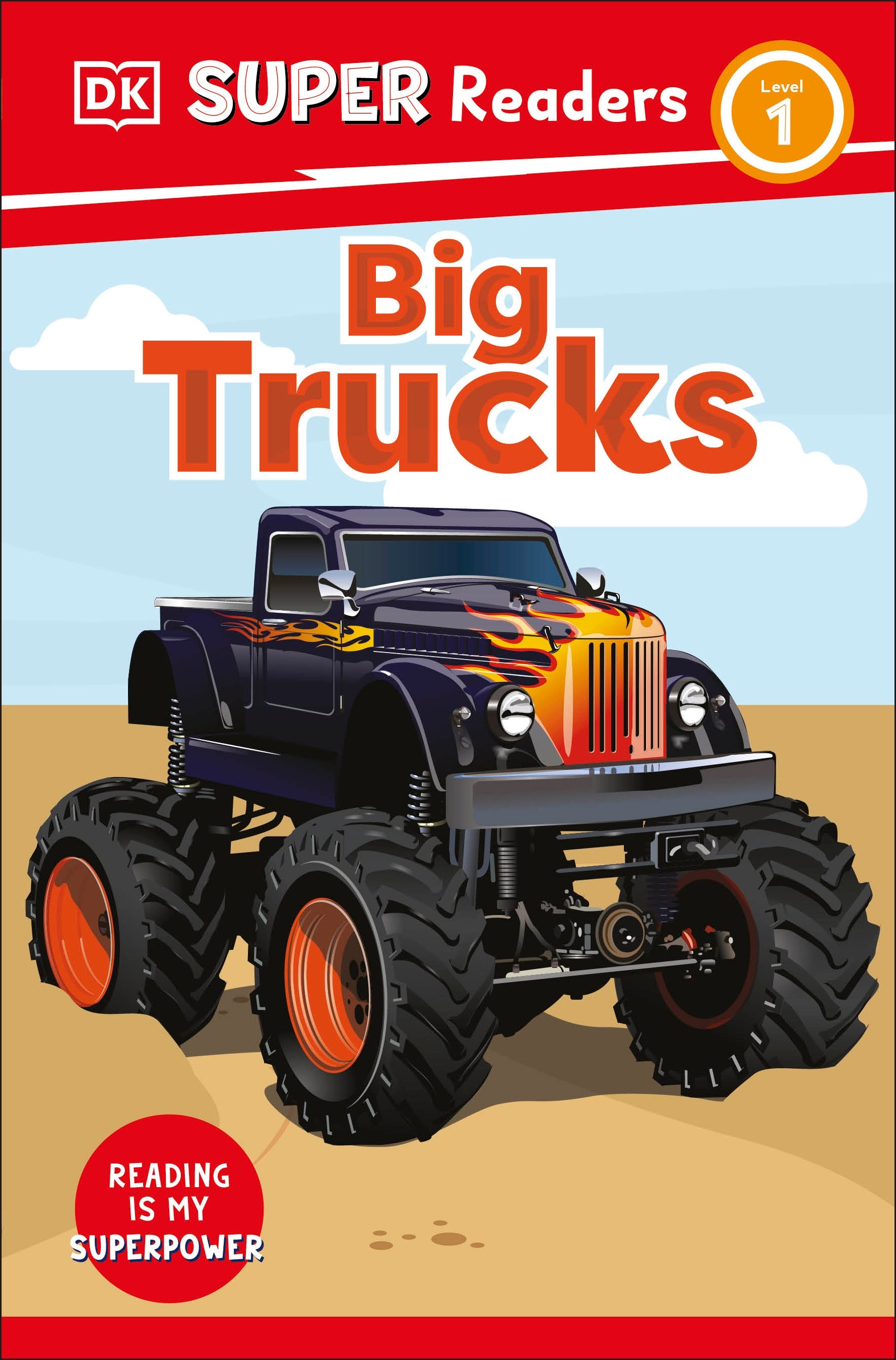 9780241599181-DK Super Readers Level 1 Big Trucks-Jacket Image