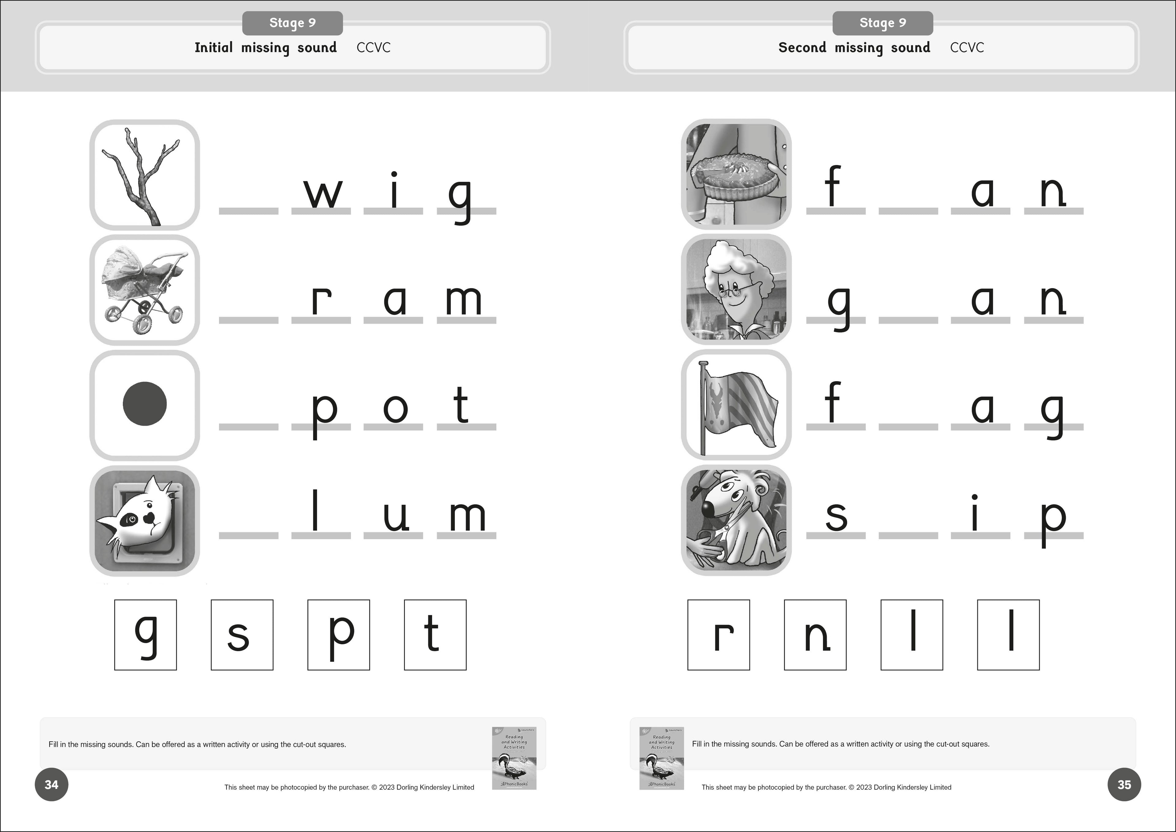 Phonic Books Dandelion Launchers Extras Reading and Writing Activities for Stages 8-15-image