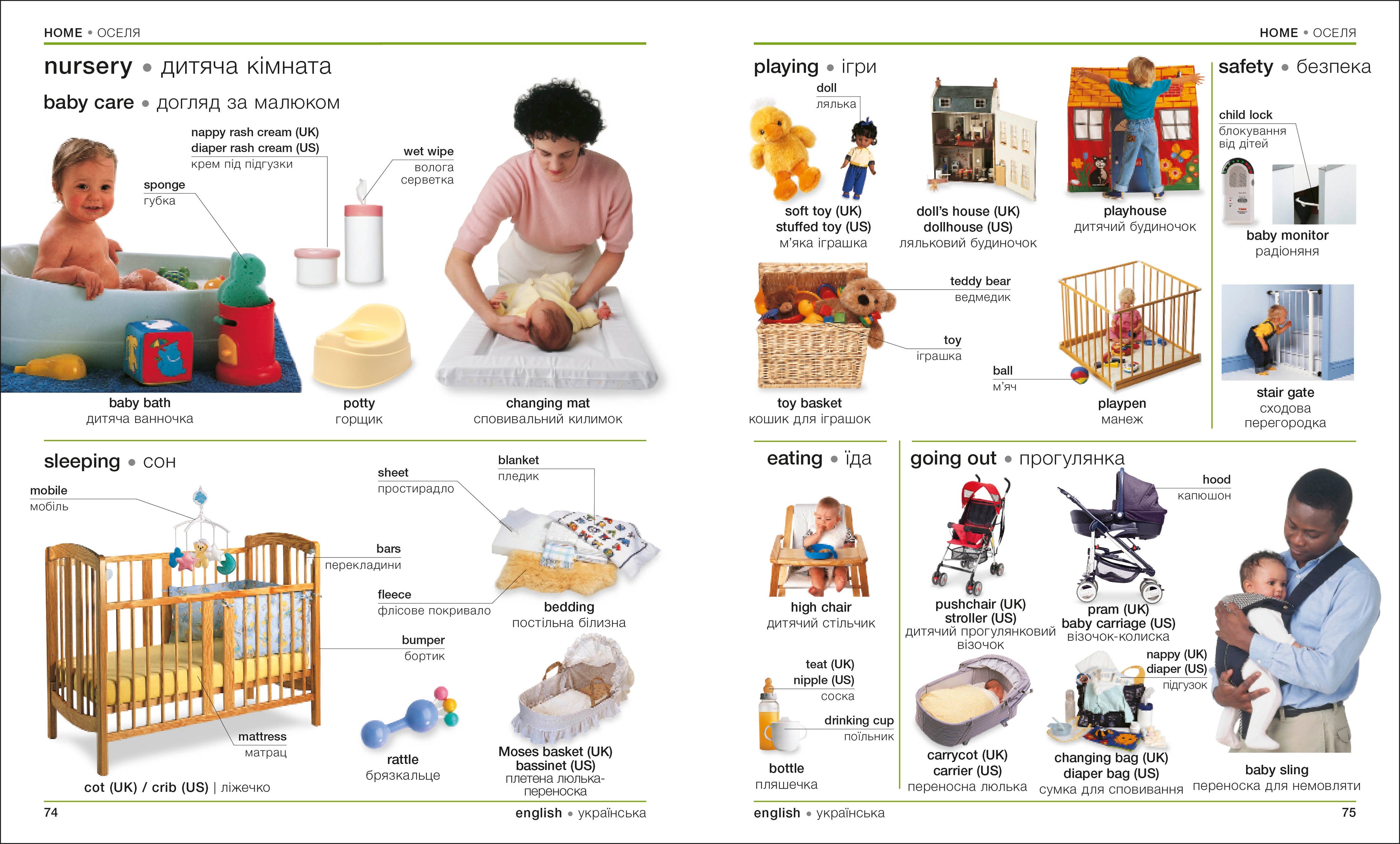 Ukrainian English Bilingual Visual Dictionary-Spread, Image, (PRHC, Design, Do, Not, Use)-1