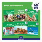 Phonic Books Lift Off Readers Ending Spelling Patterns- book cover