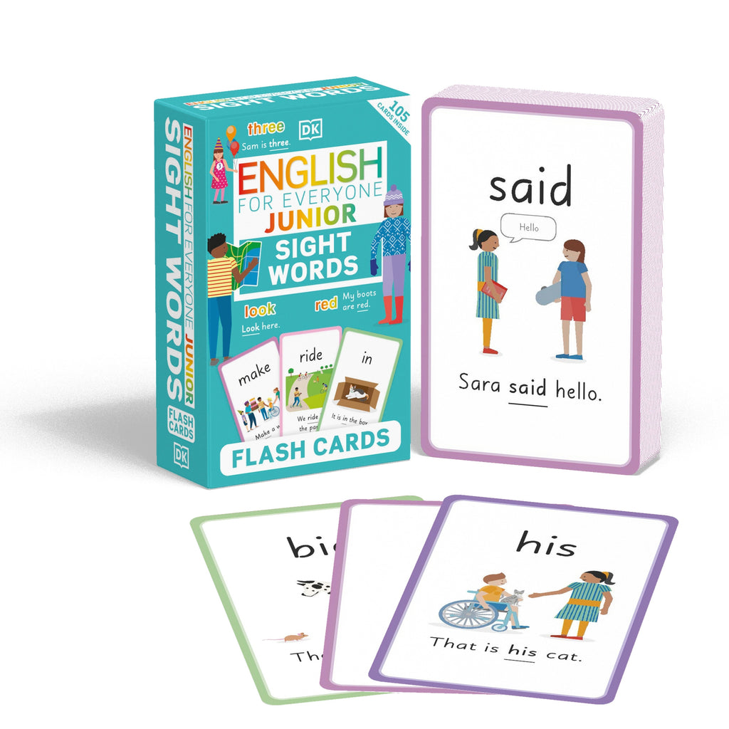 English for Everyone Junior Sight Words Flashcards cover