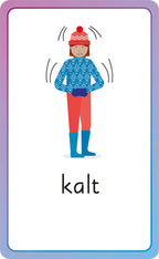 German for Everyone Junior First Words Flash Cards-Spread, Image, (PRHC, Design, Do, Not, Use)-18