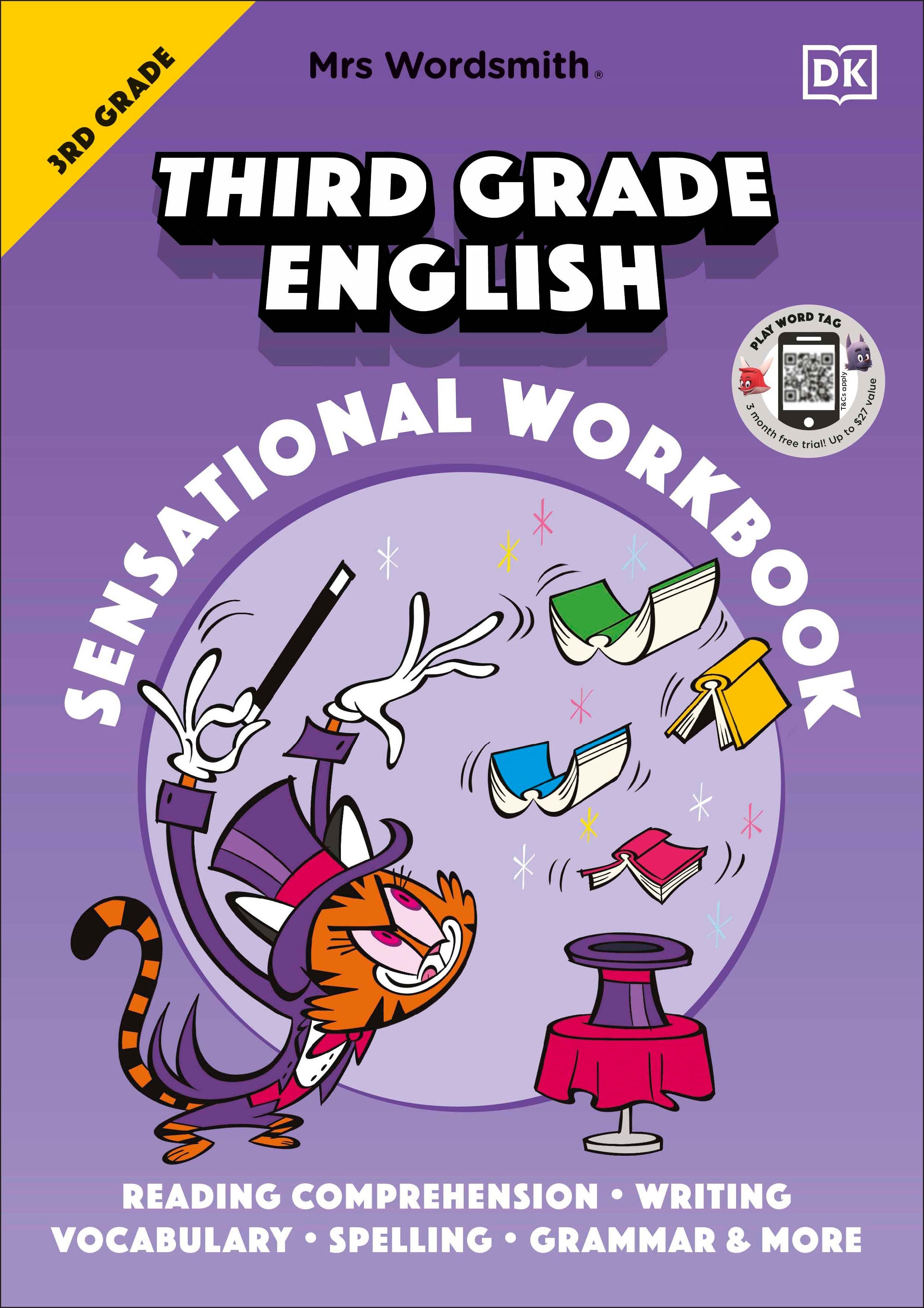 Mrs Wordsmith 3rd Grade English Sensational Workbook cover