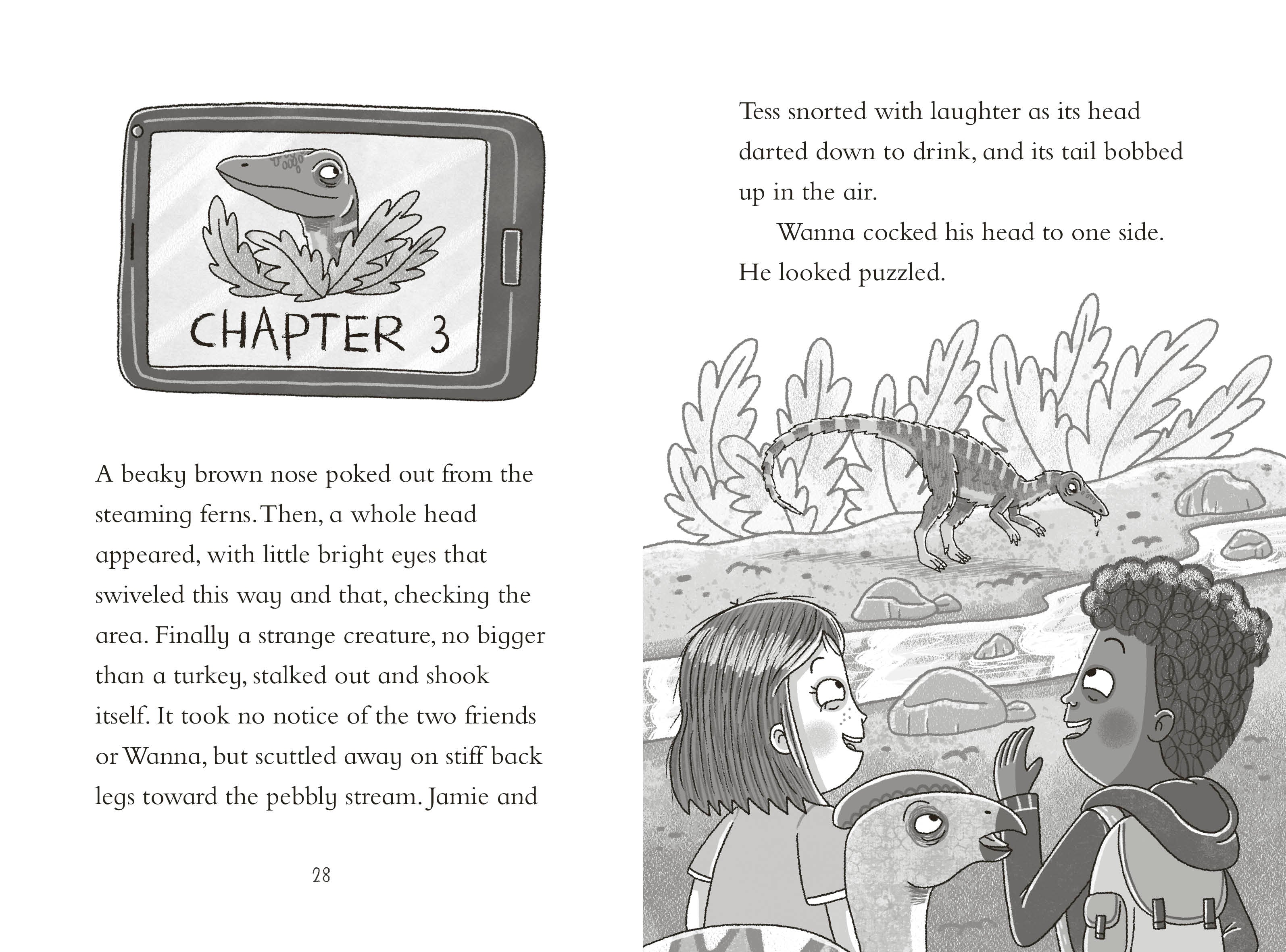 Dinosaur Club: The Compsognathus Chase-Spread, Image, (PRHC, Design, Do, Not, Use)-1