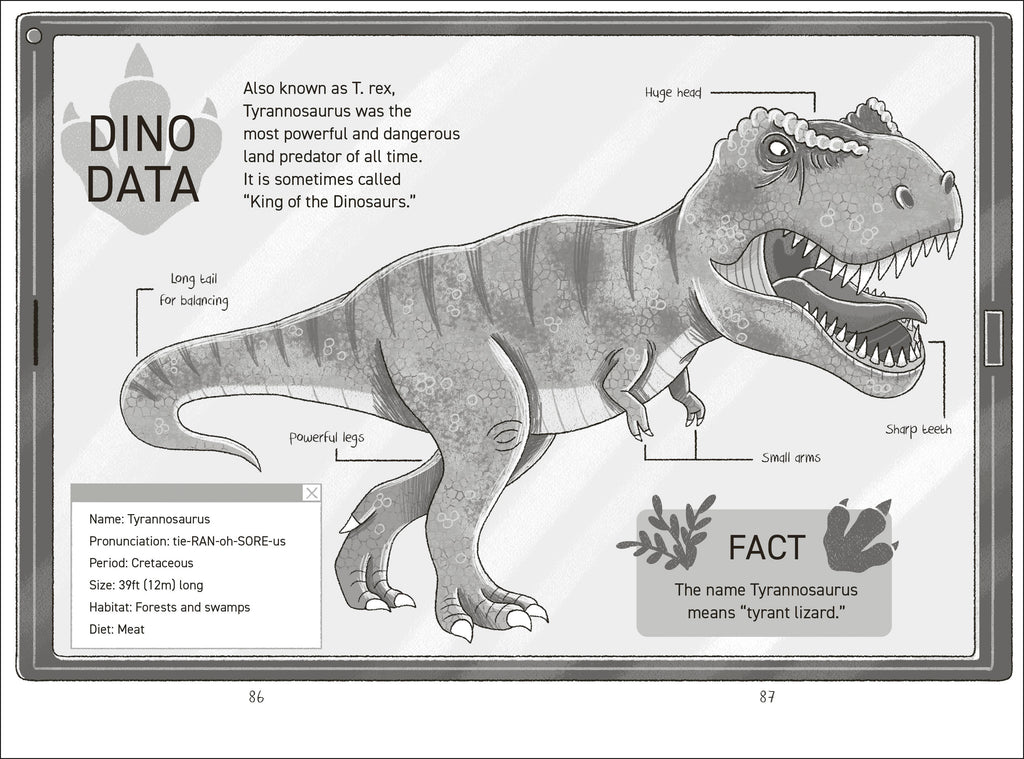 Dinosaur Club: The T. Rex Attack-Spread, Image, (PRHC, Design, Do, Not, Use)-11