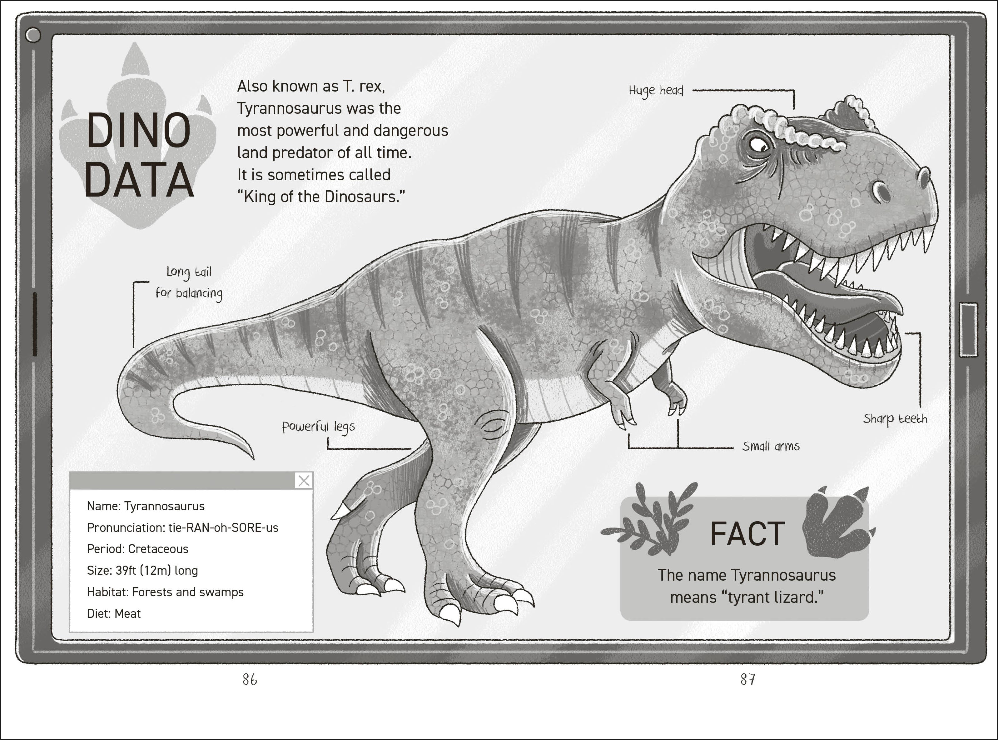 Dinosaur Club: The T. Rex Attack-Spread, Image, (PRHC, Design, Do, Not, Use)-11