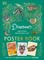 Dinosaurs and Other Prehistoric Life Poster Book- book cover