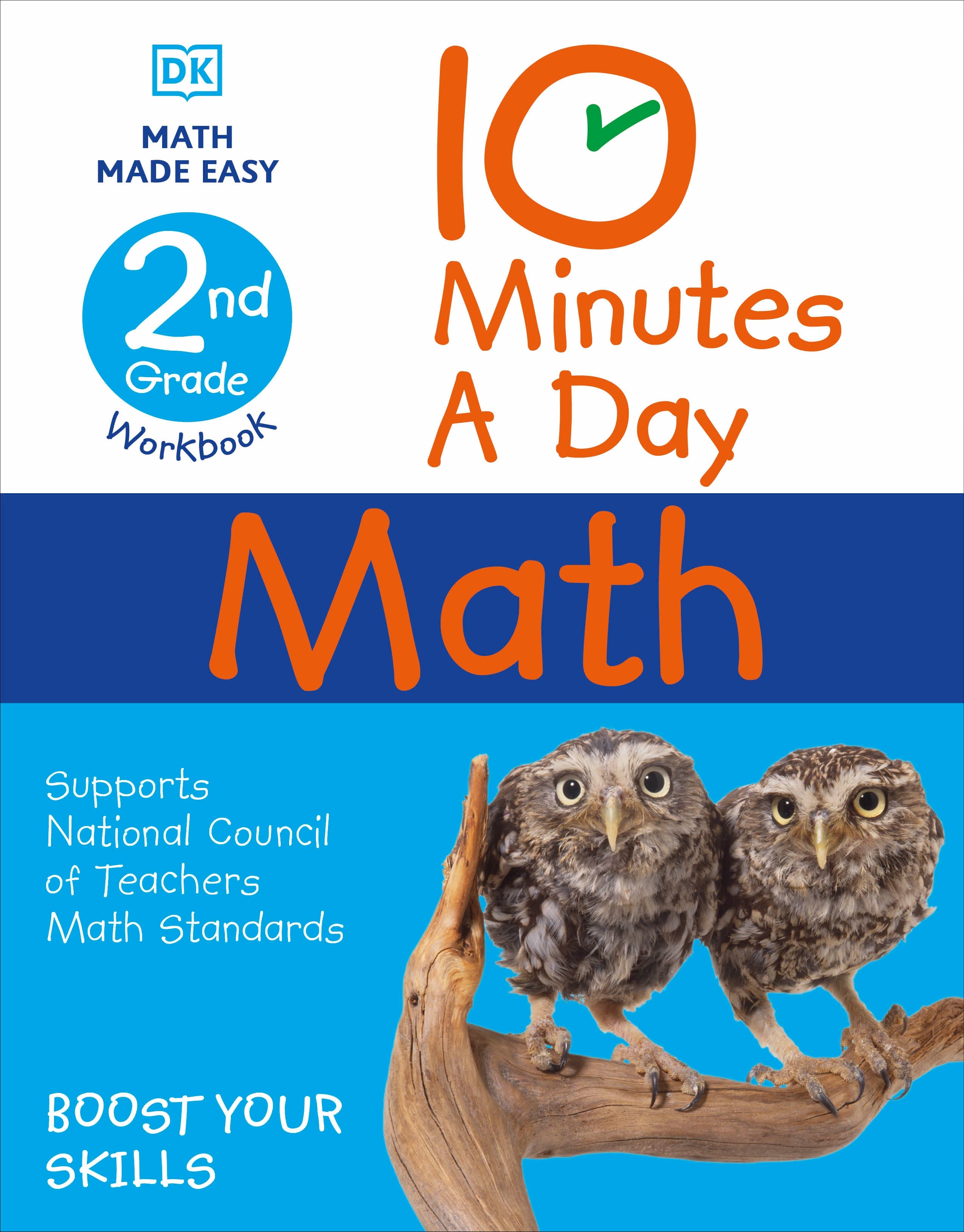 10 Minutes a Day Math, 2nd Grade jacket