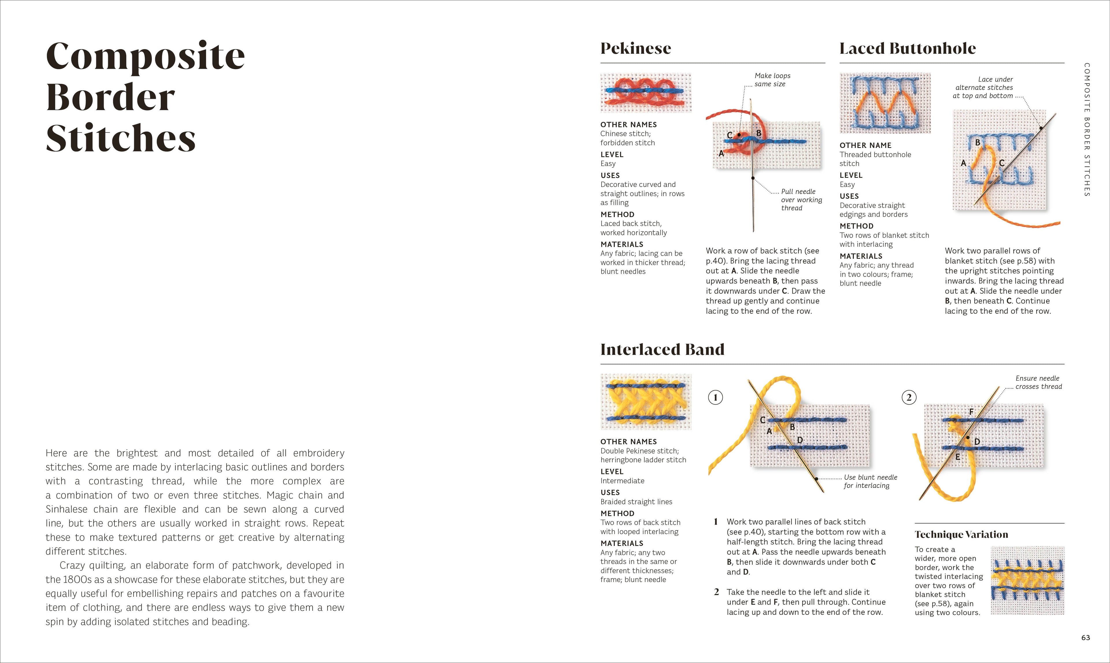 Embroidery Stitches Step-by-Step-spread image