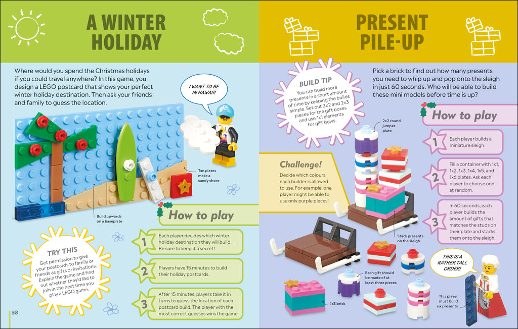 The LEGO Christmas Games Book