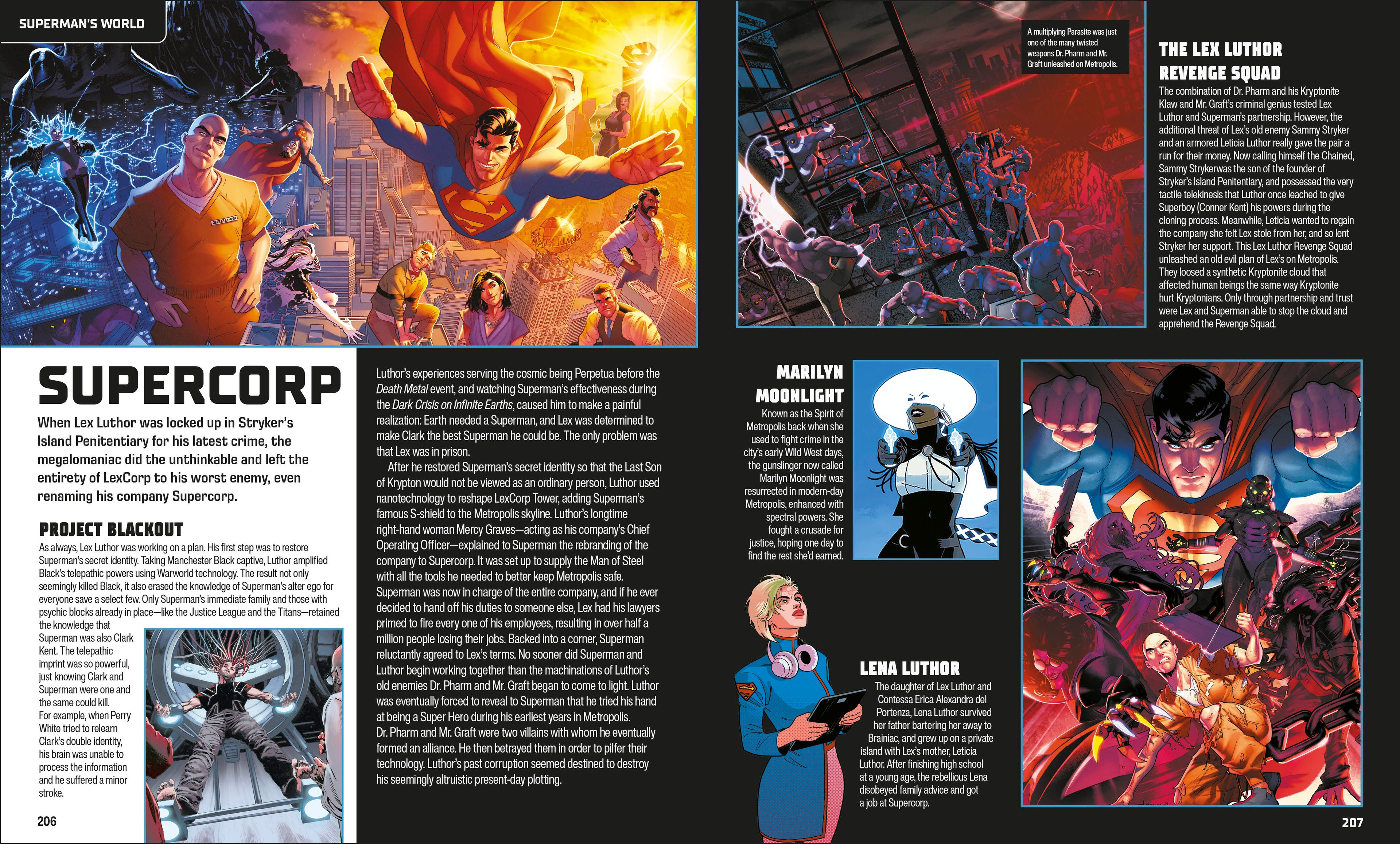 DC Superman The Ultimate Guide The Man of Steel New Edition-Spread, Image, (PRHC, Design, Do, Not, Use)-7