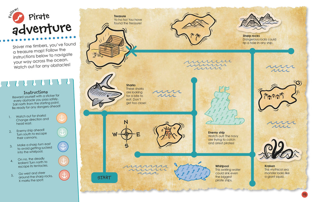 Ultimate Sticker Book Pirates