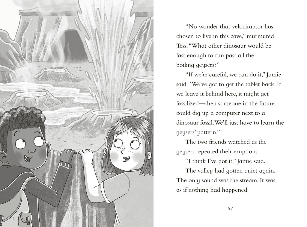 Dinosaur Club: Catching the Velociraptor-Spread, Image, (PRHC, Design, Do, Not, Use)-2