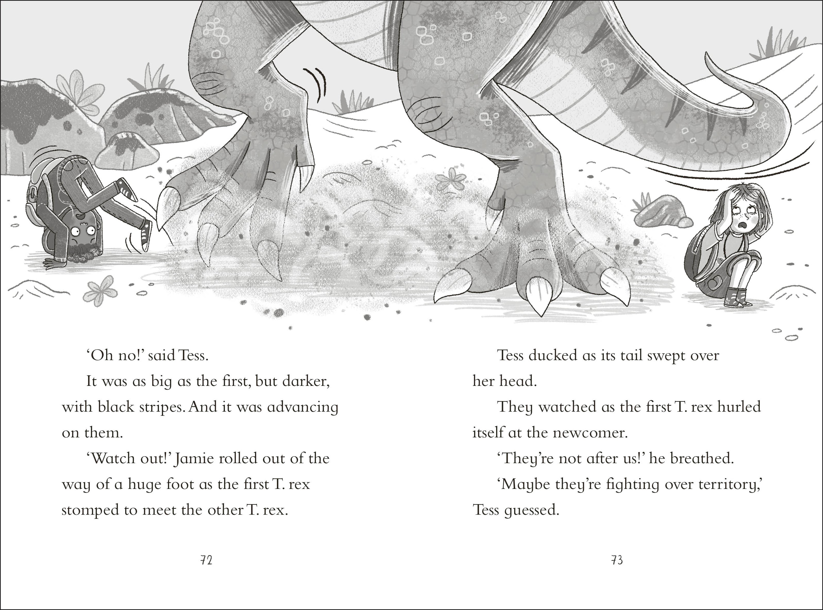 Dinosaur Club: Adventures in Dino World-Spread, Image, (PRHC, Design, Do, Not, Use)-3