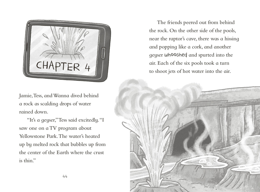 Dinosaur Club: Catching the Velociraptor-Spread, Image, (PRHC, Design, Do, Not, Use)-1