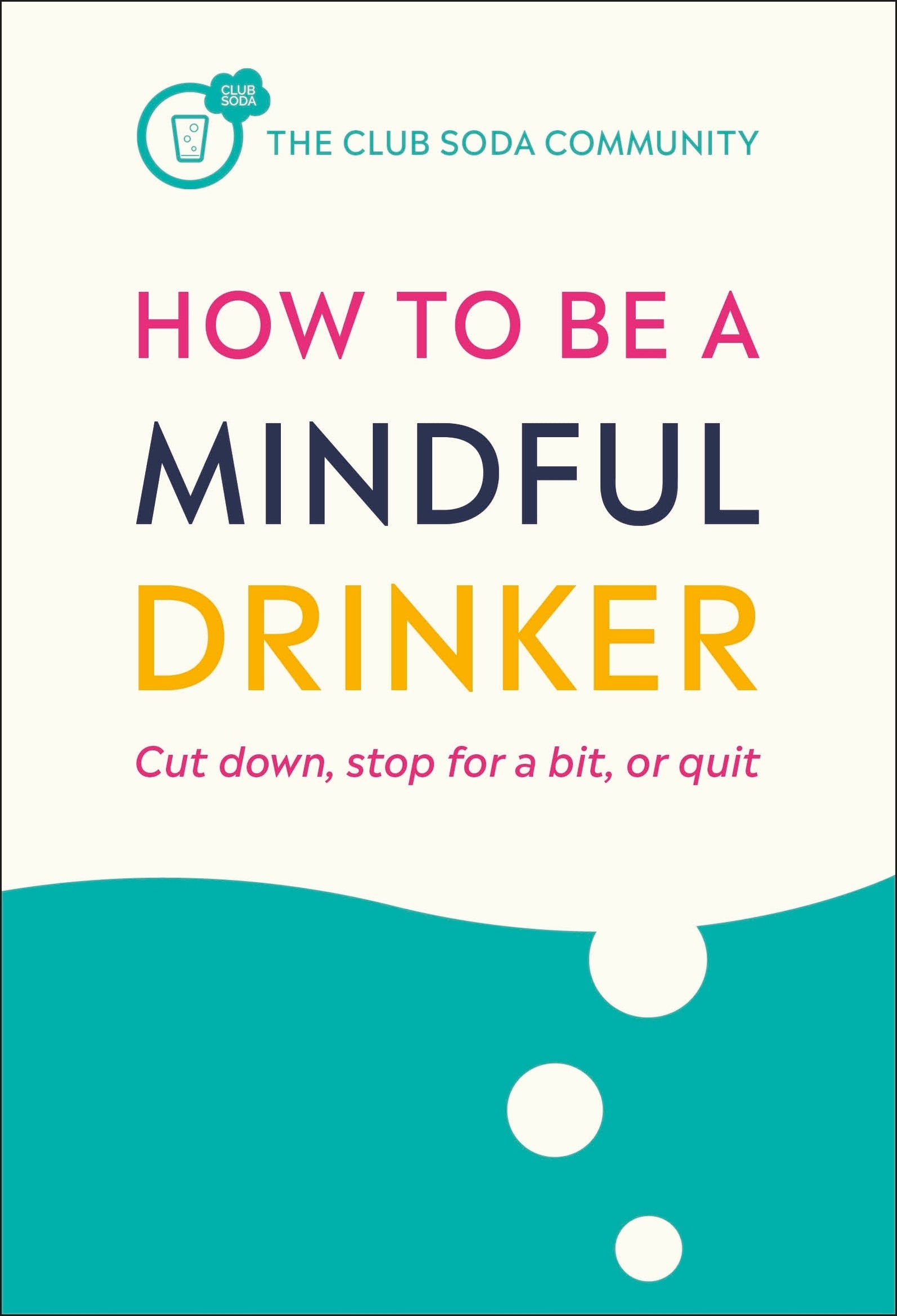 How to Be a Mindful Drinker jacket