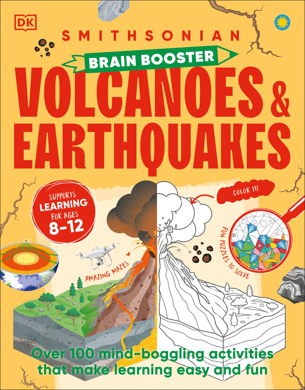 Brain Booster Volcanoes and Earthquakes jacket image