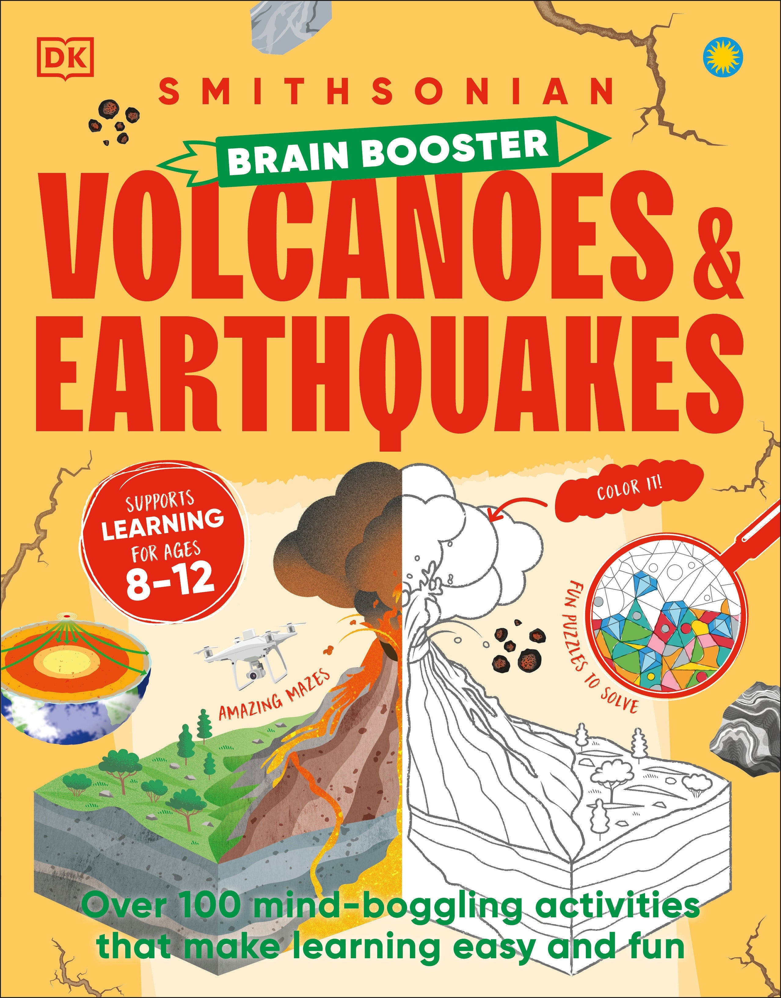 Brain Booster Volcanoes and Earthquakes jacket image