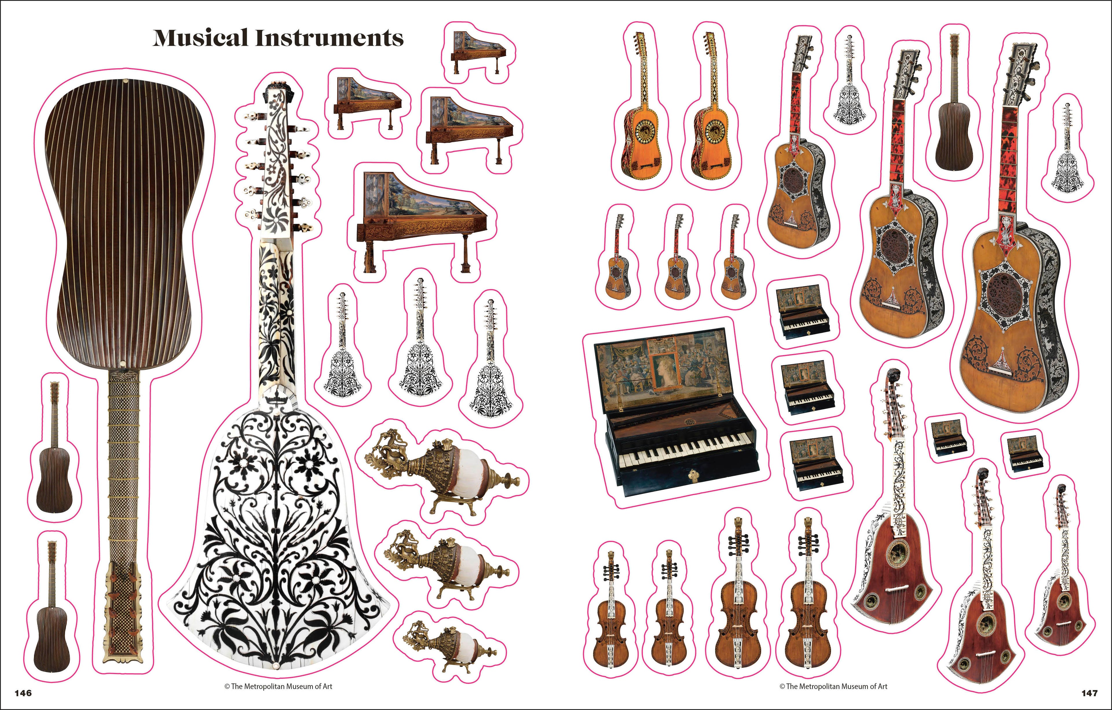 The Met Collector's Sticker Anthology-Spread, Image, (PRHC, Design, Do, Not, Use)-6