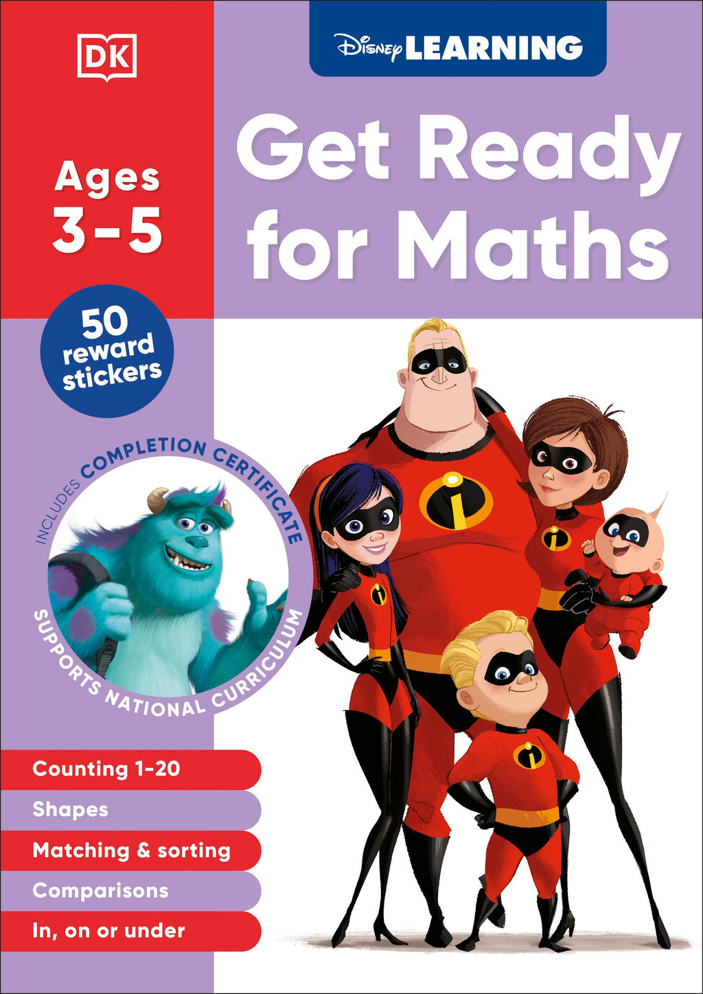 9780241763780-Disney Learning Get Ready for Maths (Ages 3-5)-Jacket Image-1
