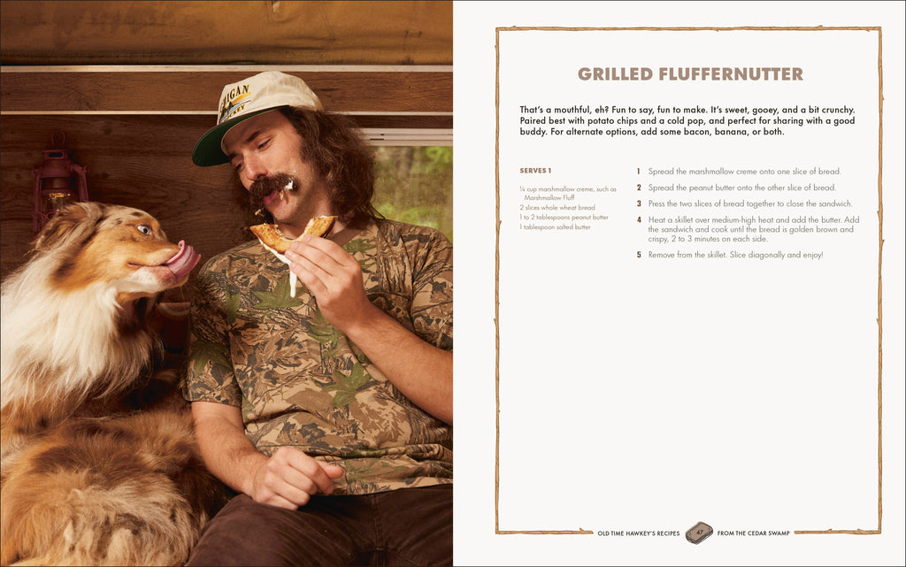 Old Time Hawkey's Recipes from the Cedar Swamp-Spread, Image, (PRHC, Design, Do, Not, Use)-2