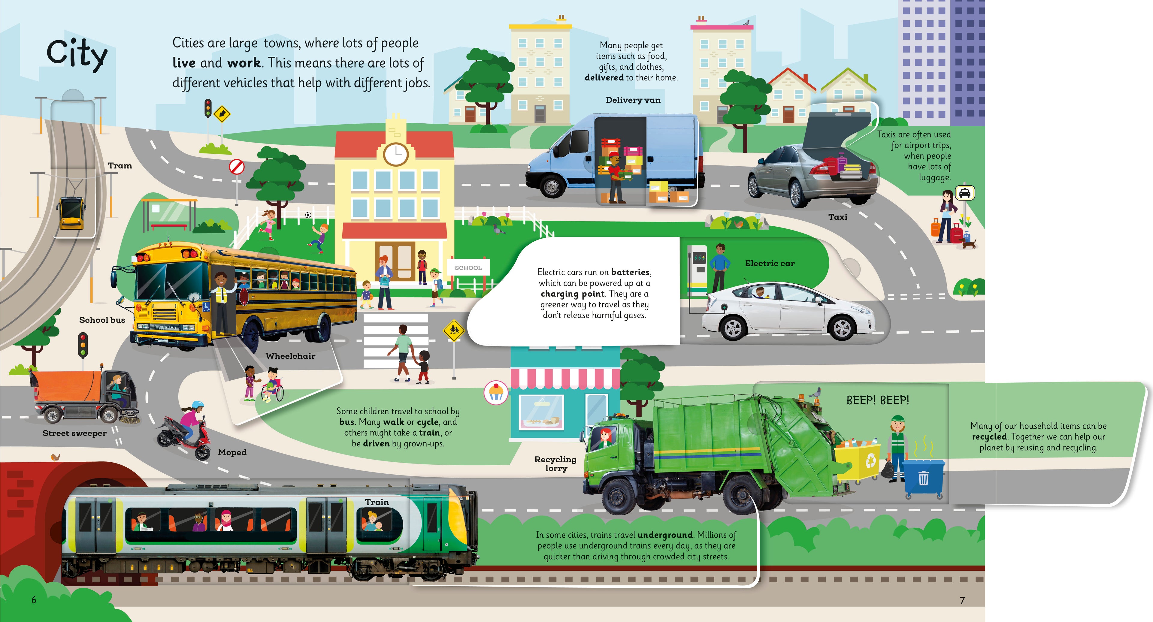 My Very Important Lift-the-Flap Book: Vehicles and Things That Go-Spread, Image, (PRHC, Design, Do, Not, Use)-4