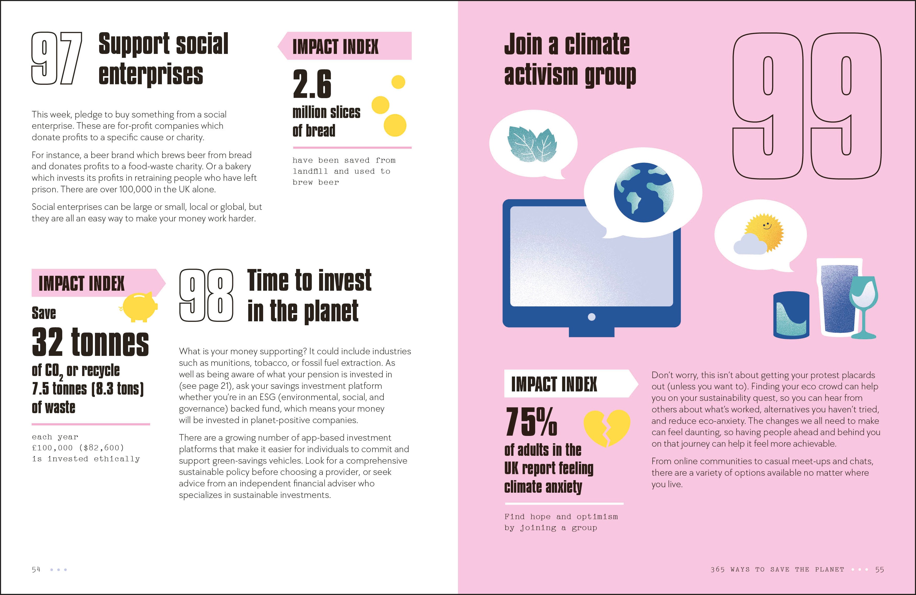 365 Ways to Save the Planet-Spread, Image, (PRHC, Design, Do, Not, Use)-4