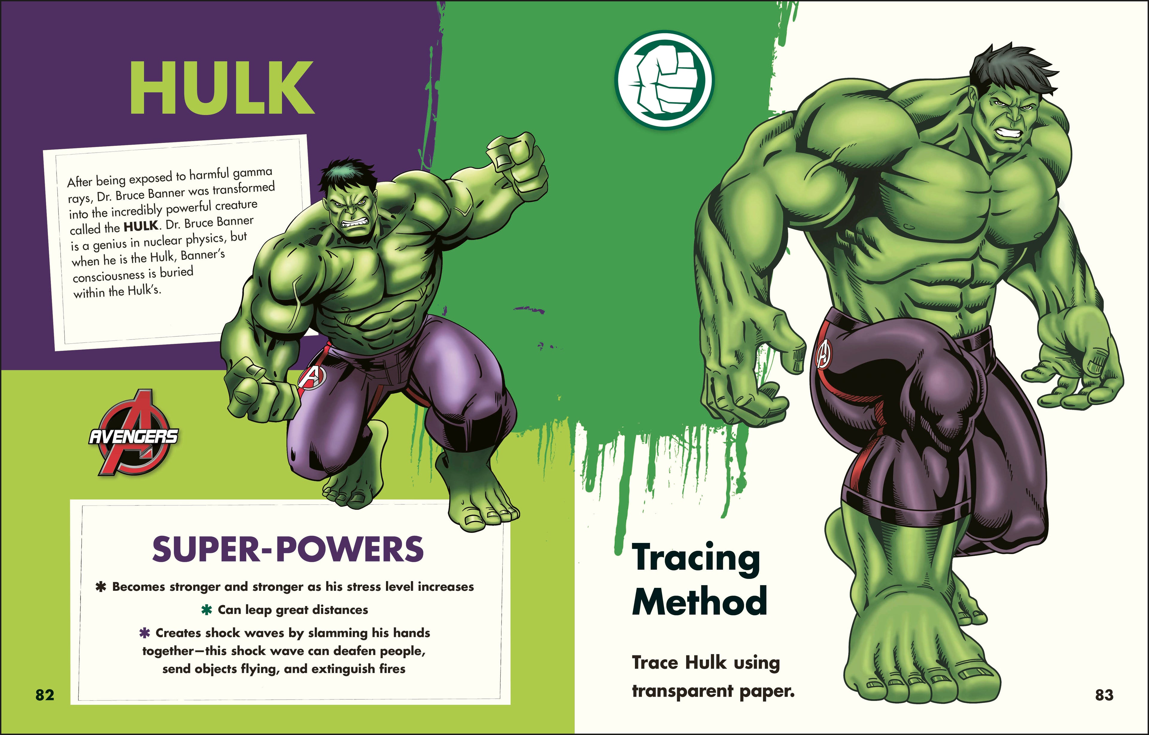 Marvel How to Draw Awesome Characters-Spread, Image, (PRHC, Design, Do, Not, Use)-3