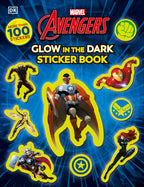 Marvel Avengers Glow in the Dark Sticker Book-book cover