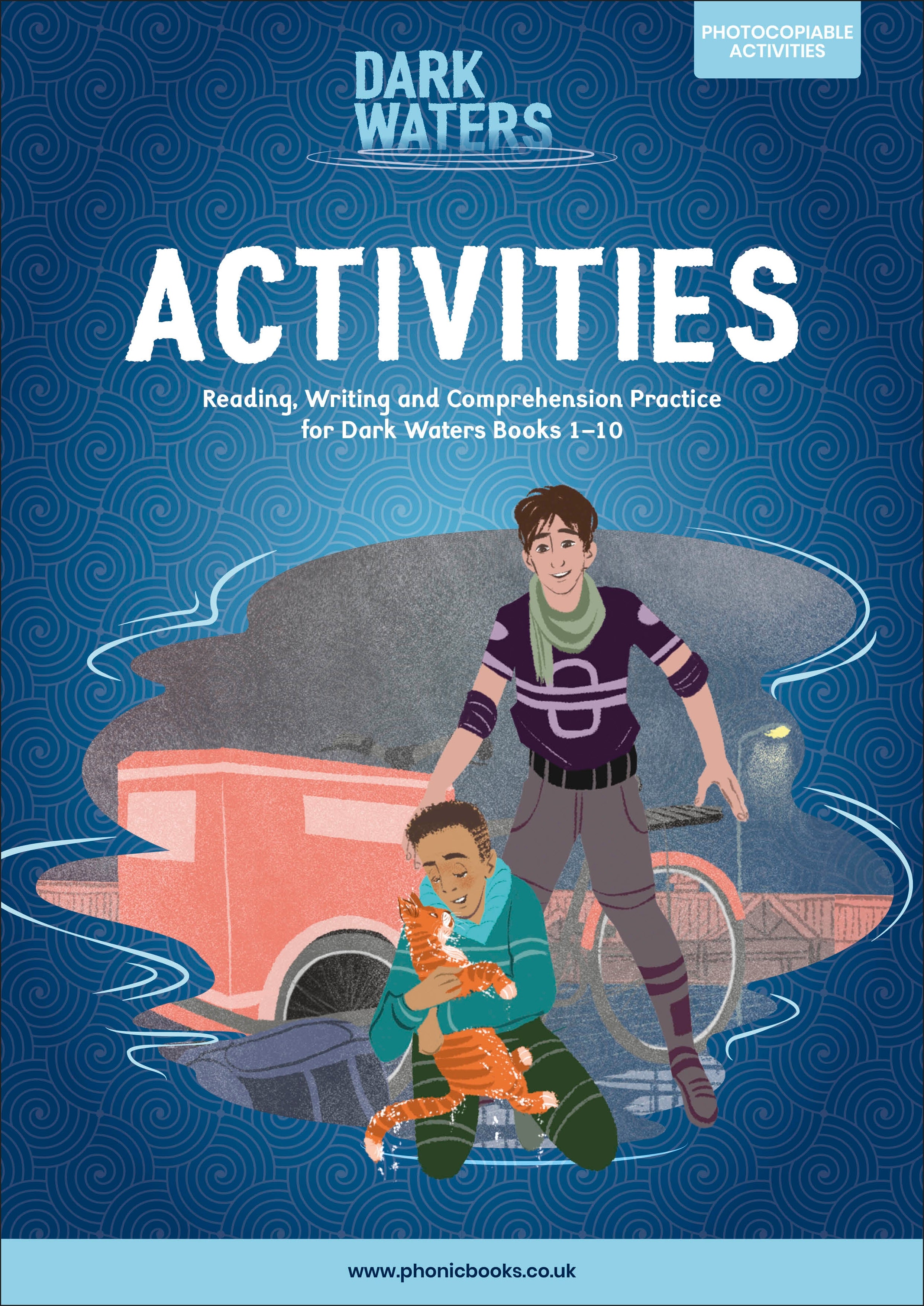 Phonic Books Dark Waters Activities- book cover